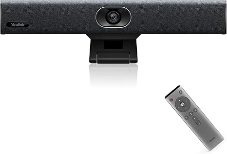 Yealink 4K USB Video Conference Camera - 120° Wide Angle, Microphone, Speaker, Auto Framing, for PC Meetings, Microsoft Teams & Zoom