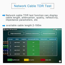 Load image into Gallery viewer, 7 Inch IP Camera Tester Security CCTV Tester Monitor-Support 6K IP/Coax/Analog Camera-with HDMI in&amp;Out/Power Output/PTZ Control/IP Searching/Network Tool
