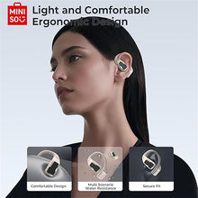 Load image into Gallery viewer, MINISO M98 Open Ear Headphone Earbuds Open Ear Bluetooth 5.4 Headphones with LED Display Screen OWS Earphones Wireless Earbuds with Earhooks Bluetooth Earbuds for Running,Driving,Working(NO AI)

