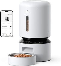 Load image into Gallery viewer, PETLIBRO Automatic Cat Feeder, 5G WiFi Automatic Dog Feeder with Freshness Preservation, 5L Timed Cat Feeder with Low Food Sensor, Up to 10 Meals Per Day, Granary Pet Feeder for Cats, White
