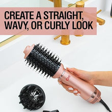 Load image into Gallery viewer, CHI Volumizer 4-in-1 Blowout Brush, Hair Dryer for Smooth, Silky &amp; Shiny Hair, Four Interchangeable Attachments for Versatile Styling, Rose Gold
