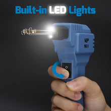 Load image into Gallery viewer, WEP 960-V Blue Plastic Welder Kit 110V with LED Lights with 200 Hot Staples and Pliers for Car Bumper Plastic Welding, Plastic Gas Tank Repair, a Great Automotive Tools for Mechanics
