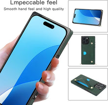 Load image into Gallery viewer, CCSmall for Apple iPhone 16 Pro Max Case Crossbody with Card Slot Holder for Women,Removable Adjustable Shoulder Strap Lanyard with Wristband Kickstand Phone Cover Case for iPhone 16 Pro Max KB Black
