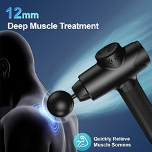 Load image into Gallery viewer, Massage Gun Deep Tissue, Quiet Percussion Muscle Back Neck Head Shoulder Body Hammer Massager for Athletes Pain Relief with 30 Speed Level
