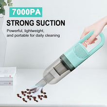 Load image into Gallery viewer, Cordless Vacuum Cleaner, 2-in-1 Lightweight Stick Vacuum w/100W Powerful Motor &amp; Led Display, Portable Handheld Vacuum for Home Hard Floor Carpet Pet Hair (Green with Plug)
