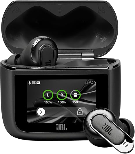 JBL Tour Pro 3 - True Wireless Noise Cancelling Earbuds with Smart Charging Case™ - Black