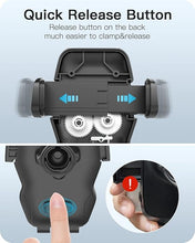 Load image into Gallery viewer, APPS2Car Car Phone Holder Mount Gooseneck Dashboard Windshield Suction Cup Phone Mount Anti-Shake Stabilizer Phone Car Cradle Compatible with All Cellphones &amp; Thick Phone Case-H3S Carbon Fiber Style
