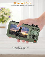 Load image into Gallery viewer, Digital AM FM SW Movie Video Radio with Bluetooth, 720p 4.3&quot; Screen Rechargeable Pocket Movie Video Player Radio, Support USB/Micro SD Card, Loud Speak and Headphone Jack (No TV)
