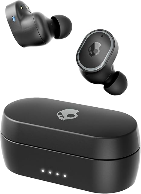 Skullcandy Sesh ANC In-Ear Noise cancelling Wireless Earbuds, 32 Hr Battery, Microphone, Works with iPhone Android and Bluetooth Devices - Black