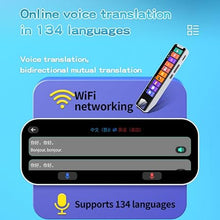 Load image into Gallery viewer, Translator Pen Scanner, Multipurpose OCR Digital Scan Translator Smart Pen Reader 134 Language Translation Scanning Reading Pen for Dyslexia Business Students Adults Language Learners (Black)
