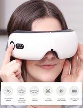 Load image into Gallery viewer, Eye Massager with Heat, Intelligent Eye Mask for Eyes Fatigue Relief, White
