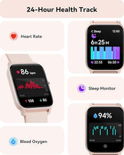 Load image into Gallery viewer, Smart Watch for Women - 1.8&quot; Full Touch HD Screen, 24-Hour Heart Rate, Blood Oxygen, Sleep Monitor, Alexa Built-in, IP68 Waterproof, 100 Sports Modes, Unisex
