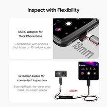 Load image into Gallery viewer, HIKMICRO Mini2 Thermal Camera Android, 256 x 192 IR Resolution, Thermal Imaging Camera Android, 25Hz Reframe Rate Infrared Camera Android, 50°Wide Angle, -4°F to 622°F, USB-C(not for iPhone 15)
