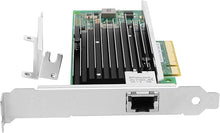 Load image into Gallery viewer, PCIe Ethernet Network Card for Intel X540-T1 X540 Chipset PCIe 2.1 x8 10Gb Single Port RJ45 LAN Card Support Windows Server/Windows/Linux/VMware/ESX
