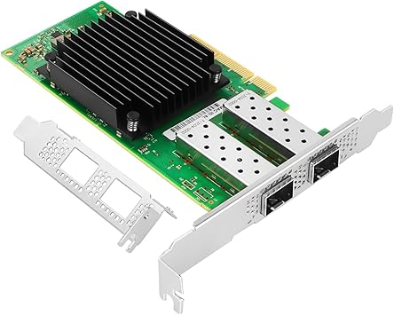 25GbE NIC Card for Mellanox MCX512A-ACAT, PCIe 3.0 x8 25Gb Ethernet NIC with Mellanox ConnectX-5 En Chipset, Dual SFP28 Network Card Support RDMA