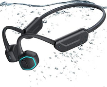 Load image into Gallery viewer, AGPTEK Waterproof MP3 Player with Bluetooth 5.3 for Swimming, X15 32GB Non-in-Ear Bone Conduction Headphones for Running, Cycling, Sports
