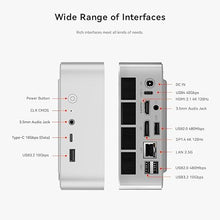 Load image into Gallery viewer, Beelink SER8 Mini PC W11 Pro, AMD Ryzen 7 8745HS(8C/16T up to 4.9GHz), 32GB DDR5 1TB NVME SSD Radeon 780M 12 core 2600 MHz WiFi 6/BT5.2/USB4.0 Triple Display Mini Gaming PC Computer
