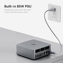 Load image into Gallery viewer, Beelink Ai Mini PC EQR6 6600H AMD Ryzen 5 Processor(6C/12T, up to 4.5GHz), Micro Computer 16GB DDR5 500GB SSD Built-in PSU, Mini Computers Dual HDMI/4K 60Hz/WiFi6/BT5.2 Home/Office/HTPC W11 Pro
