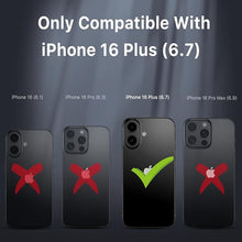 Load image into Gallery viewer, M MYBAT PRO Maverick Series iPhone 16 Plus 6.7 Case with Belt Clip Holster,[Compatible with Magsafe] w/Screen Protector,Anti-Drop,Shockproof,with 360°Rotating Kickstand,Heavy Duty Protection Black
