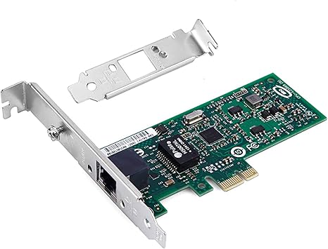 10/100/1000Mbps PCIe x 1 Network Adapter Single RJ45 Port Compatible Intel EXPI9301CTBLK 82574L Gigabit Ethernet Desktop LAN Card
