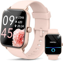 Load image into Gallery viewer, Smart Watch for Women Android &amp; iPhone, Alexa Built-in IP68 Waterproof Fitness Watch with Bluetooth Call (Answer/Make), Heart Rate/Sleep/SpO2 Monitor, 100+ Sports Trackers
