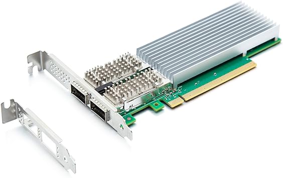 100GbE Converged Network Card with Intel E810-CAM2 Controller, Dual QSFP28 Ports, PCIe 4.0 x16, Compare to Intel E810-CQDA2