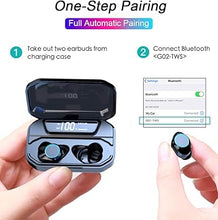 Load image into Gallery viewer, [Xmythorig Ultimate] True Wireless Earbuds Bluetooth 5.0 Headphones, IPX7 Waterproof Earphones for Sports, 160H Playtime w/ 3300mAh Charging Case, 3D Stereo Audio Touch Control in-Ear Headset w/Mic
