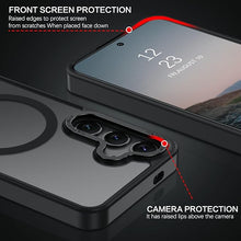 Load image into Gallery viewer, BENTOBEN Magnetic for Samsung Galaxy S24 Plus Case [Compatible with Magsafe] Translucent Matte Slim Thin Shockproof Anti-Yellow Women Men Protective Phone Cases Cover for Samsung S24 Plus 6.7&quot;, Black
