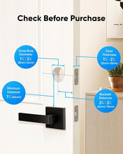 Load image into Gallery viewer, eufy Smart Lock C34, Keyless Entry Door Lock with Apple Home Ecosystem, Built-in Wi-Fi Deadbolt for Front Door or Back, Supports Matter, Apple Home, Alexa, Google Home, SmartThings, Auto Lock
