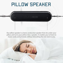 Load image into Gallery viewer, Portable Bone Conduction Speaker, Wireless Sleeping Pillow Speaker Built-in Mic, Support BT 5.0 Connection/TF Card Playback Mode, Quick Pairing for Home Outdoor Party (White)
