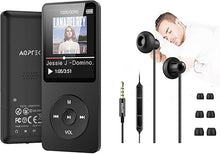 Load image into Gallery viewer, AGPTEK A02 MP3 Player with Noise Isolating Sleep Earbuds
