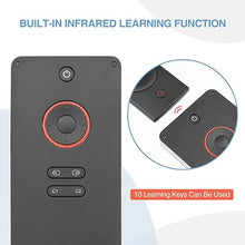 Load image into Gallery viewer, Rii K06 Mini Bluetooth Keyboard,Backlit 2.4GHz Wireless Keyboard with IR Learning, Portable Lightweight with Touchpad Compatible with Android TV Box/Mac/Windows/HTPC/IPTV (2.4G and Bluetooth)
