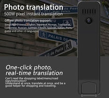 Load image into Gallery viewer, Translator Pen Scanner, Scan Reader Pen, Text to Speech Reading Pen, 134 Languages Translator Device with take a picture, Text Extract, Portable Real-time Translation Pen Scanner (Black)
