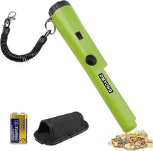 Load image into Gallery viewer, Dmyond Metal Detector Pinpointer, Professional Waterproof Handheld Pin Pointer Wand, Search Treasure Pinpointing Finder Probe with 9V Battery for Adults, Kids - Green
