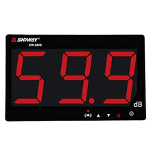 Load image into Gallery viewer, SW-525B 30-130dB Digital Sound Level Meter with Large LCD Display Noise Meter Decibel Wall Mounted Hanging (525B)
