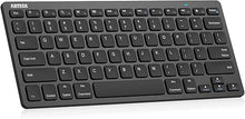 Load image into Gallery viewer, Arteck Ultra-Slim Keyboard Compatible with iPad 10.2-inch/iPad Air/iPad 9.7-inch/iPad Pro/iPad Mini, iPhone and Other Bluetooth Enabled Devices Including iOS, Android, Windows, Black
