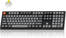 Load image into Gallery viewer, Keychron K10 Max Wireless Custom Mechanical Keyboard, QMK 2.4 GHz Bluetooth Full-Size with Hot-swappable Keychron Super Banana Switch Compatible with Mac Windows Linux (RGB Backlit)
