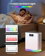 Load image into Gallery viewer, BIZEWO Dehumidifier for Home, (980 sq.ft) Queit Dehumidifiers for Basement, Bathroom, Bedroom with 101 oz Water Tank, Large Room Dehumidifier with 2 Working Mode, Auto Shut Off, 7 Colors LED Light

