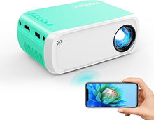 Load image into Gallery viewer, Mini Projector WIFI Portable Projector Upgrade 1080P Supported, Phone Can Connect to Movie Projector Wirelessly
