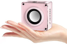 Load image into Gallery viewer, LENRUE Mini Bluetooth Speaker,Wireless Portable Speakers,5W Small Speaker with Clear Sound,Support TWS/TF Card,Lanyard Design for Hiking, Biking, Trip,Gift for Men/Women/Boys/Girls (Pink)
