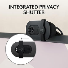 Load image into Gallery viewer, Logitech Brio 105 Full HD 1080p Business Webcam with Auto-Light Balance, USB-A, Privacy Shutter, Easy Set-Up, Compatible with Windows, macOS, ChromeOS
