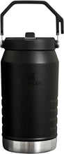 Load image into Gallery viewer, Stanley IceFlow Stainless Steel Water Jug with Straw, Vacuum Insulated Water Bottle for Home and Office, Reusable Tumbler with Straw Leak Resistant Flip, Black, 64OZ
