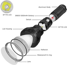 Load image into Gallery viewer, ThruNite Catapult Pro Rechargeable Flashlight, SFT70 LED, 1005 Meters Throw, 2713 High Lumens Bright Searchlight, Long Beam Distance Spotlight for Hiking, Camping, and Hunting - CW
