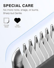Load image into Gallery viewer, MANSPOT Manscape Pubic Hair Trimmer for Men and Women, Electric Ball Trimmer Pubic Trimmer Shaver,Hypoallergenic Ceramic Blade Heads,Waterproof Wet/Dry Groin Shaver,20 Times Usage,No Nick,No Burn
