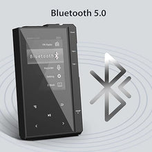 Load image into Gallery viewer, 32GB MP3 Player with Bluetooth 5.0, Phinistec Z6 Digital Audio Player with Loud Speaker, 2.4’’ IPS Super Battery Life Music Player with FM Radio, E-Book, Music Alarm Support up to 256GB
