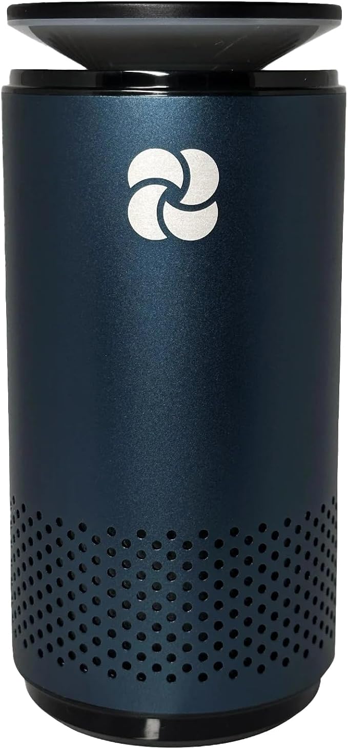 A2 UV & HEPA Portable Air Purifier -5.6 in tall, 11 oz. Ideal for Travel, In-Car, Mini Air Purifier, GRAPHITE.