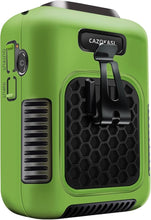 Load image into Gallery viewer, CAZOKASI 2023 Upgrade Waist Clip Fan Wearable Fan Portable Personal Body Fan Powerful 6000mAh Upto 24H Cooling and Heatstroke Prevention Fan (army green black)

