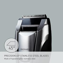 Load image into Gallery viewer, Panasonic Multi-Groomer Men’s Trimmer for Beard, Hair and Body, 39 Trim Length Settings with 3 Attachments, Corded/Cordless Operation – ER-GB80-S (Silver)
