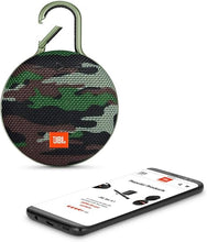 Load image into Gallery viewer, JBL Clip 3, Camouflage - Waterproof, Durable &amp; Portable Bluetooth Speaker - Up to 10 Hours of Play - Includes Noise-Cancelling Speakerphone &amp; Wireless Streaming
