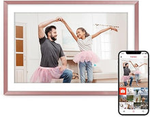 Load image into Gallery viewer, Digital Picture Frame?Built-in 16GB| WiFi Digital Photo Frame with 10.1&quot; Touch Display, Send Picture/Video via Frameo/USB/Micro SD, Easy Setup, Great Gifts | Rose Pink
